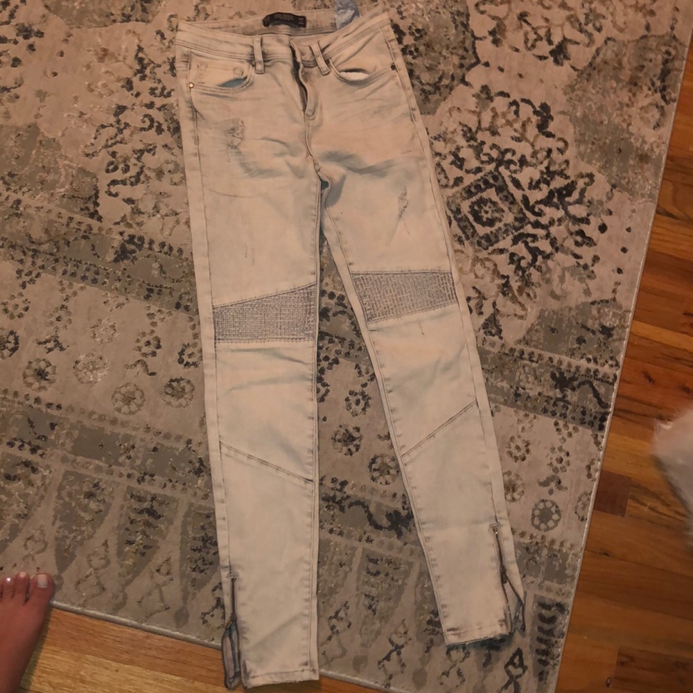 Acid washed denim